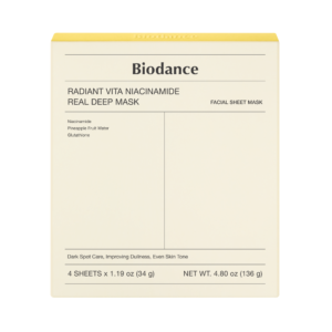 Radiant Vita Niacinamide Real Deep Mask - 4pcs Box