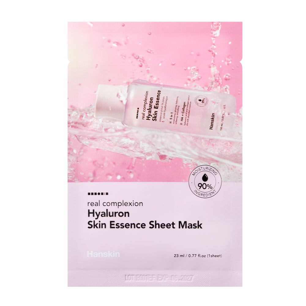 Real Complexion Hyaluron Skin Essence Sheet Mask - 1pc