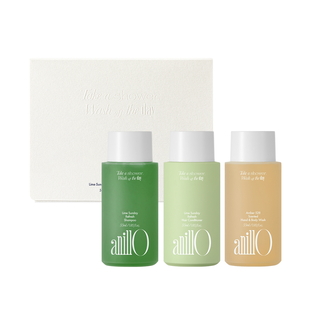 Lime Sunday & Amber528 Travel Shower Kit (3pcs) - Image 2