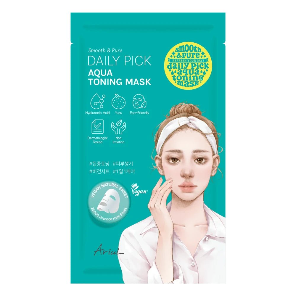 Smooth & Pure Daily Pick - Aqua Toning Mask - 1pc