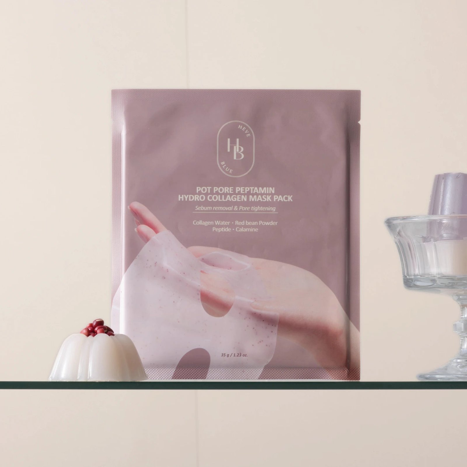 Pot Pore Peptamin Hydro Collagen Mask Pack - 1pc - Image 2
