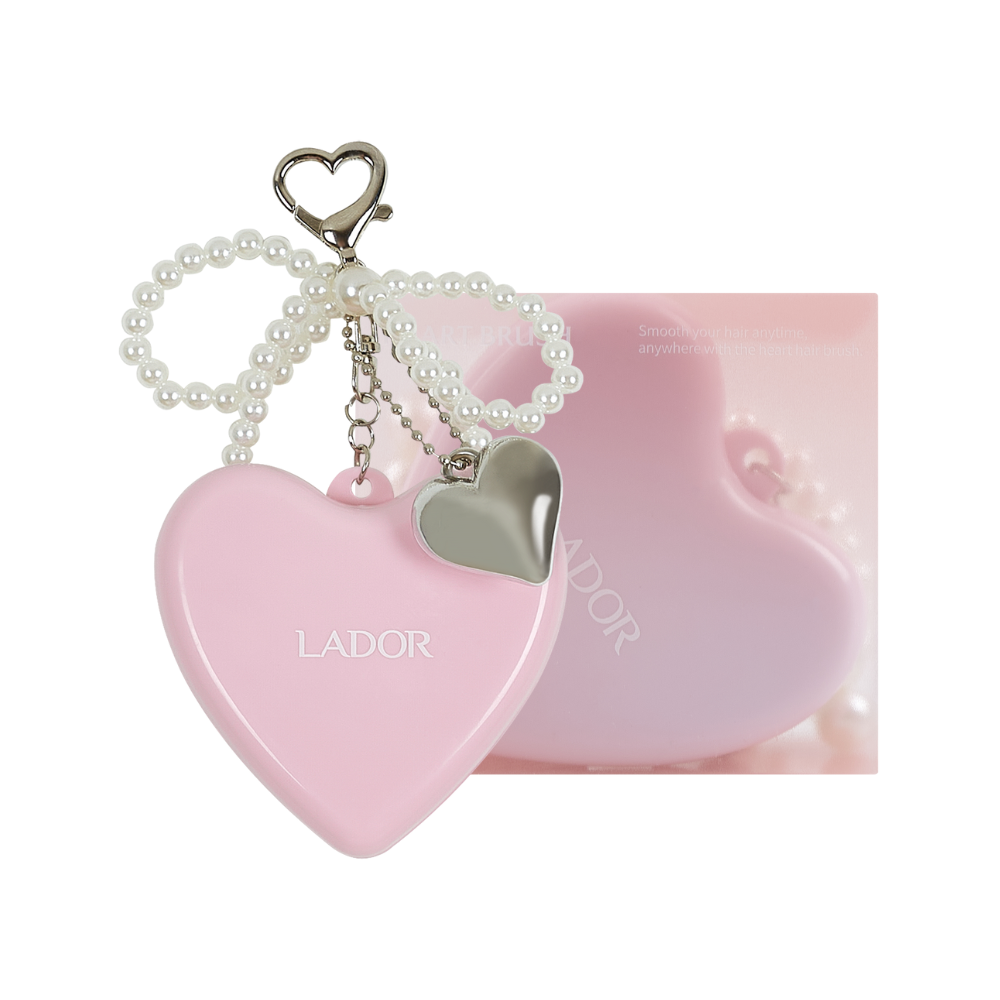 Heart Brush - Pink (1pc) - Image 2
