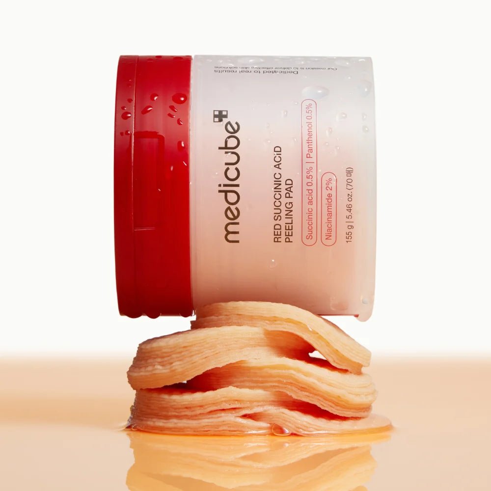 Red Succinic Acid Peeling Pad - 70pcs (155g) - Image 4