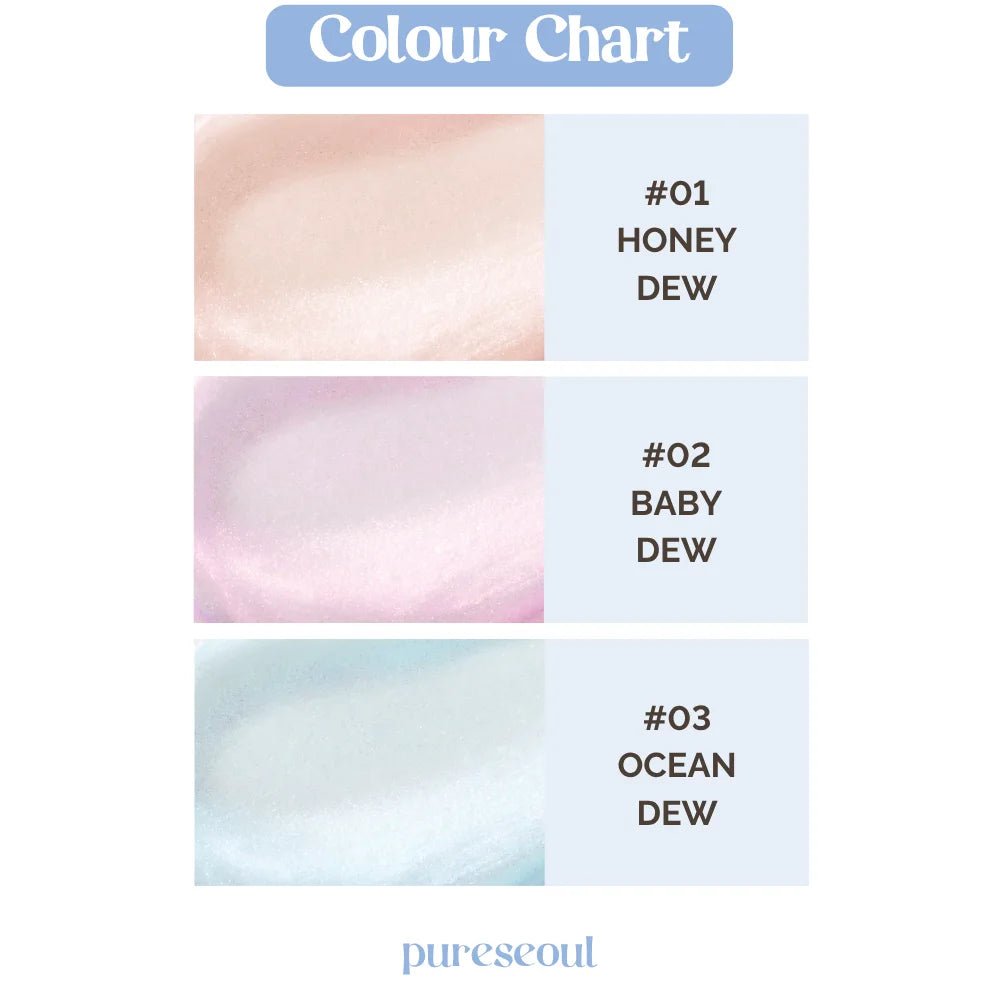 Dew Stain Sheer Aurora Gloss - 3 Colours (4ml) - Image 2