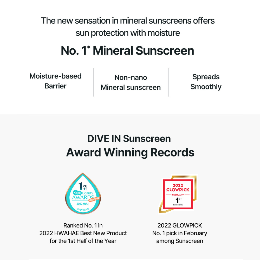 DIVE-IN Mild Sun Cream SPF50+ PA++++ (60ml) - Image 4
