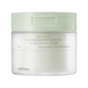Ji Woo Gae Cica BHA Blemish Toner Pad - 60 pads (170ml)