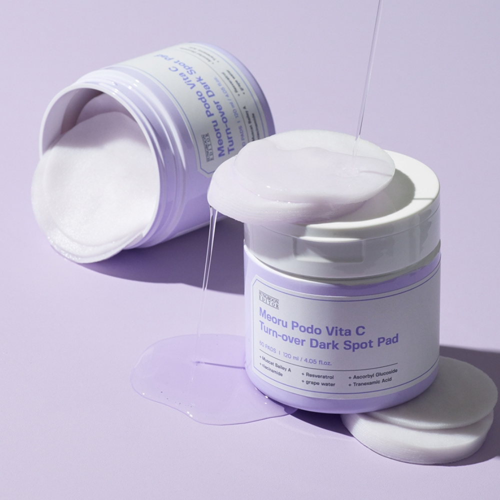 Meoru Podo VitaC Dark Spot Pad - 60 pads (140ml) - Image 3